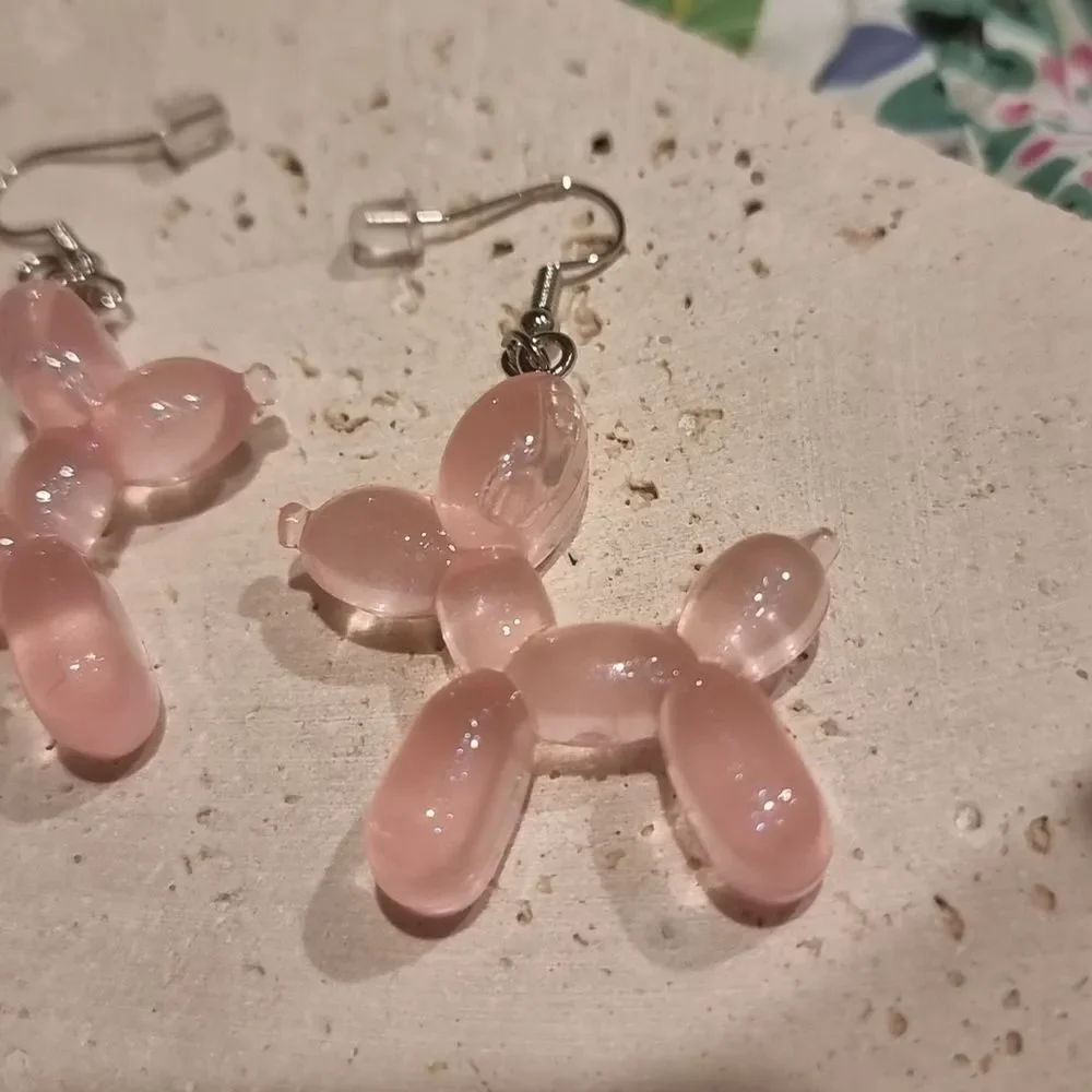 DOLLS KILL Balloon Dog Acrylic Earrings 2/$20 | NWOT